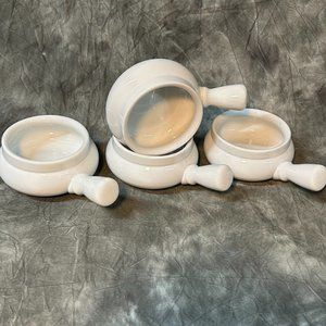 Set of 4 Sur La Table Ceramic Soup bowls